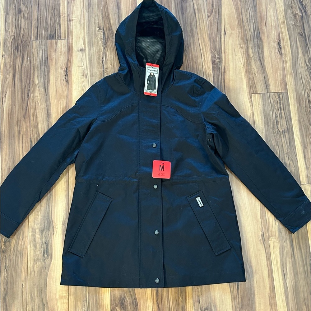 Hunter Black Utility Jacket with Hood